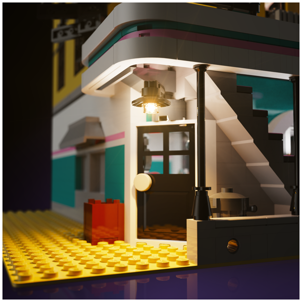 LMB 2.0 Light Kit for LEGO Downtown Diner #10260