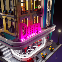 LMB 2.0 Light Kit for LEGO Downtown Diner #10260