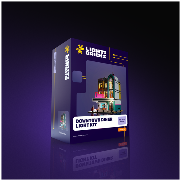 LMB 2.0 Light Kit for LEGO Downtown Diner #10260