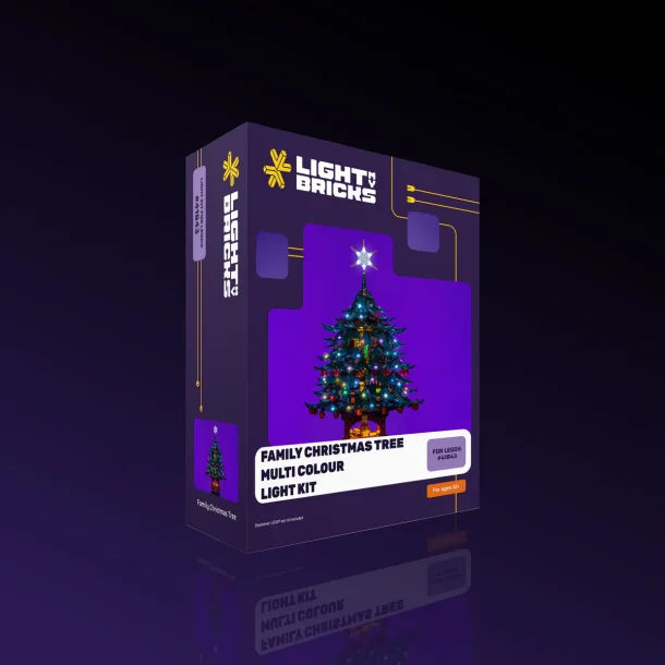 LMB 2.0 Light Kit for LEGO Family Christmas Tree Decoration #41843 MULTICOLOR