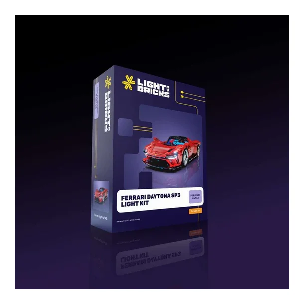 LMB 2.0 Light Kit for LEGO Ferrari Daytona SP3 Light #42143