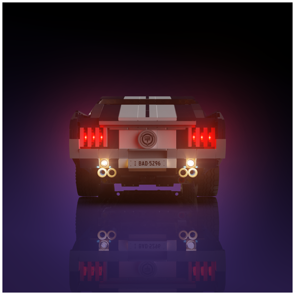 LMB 2.0 Light Kit for LEGO Ford Mustang #10265