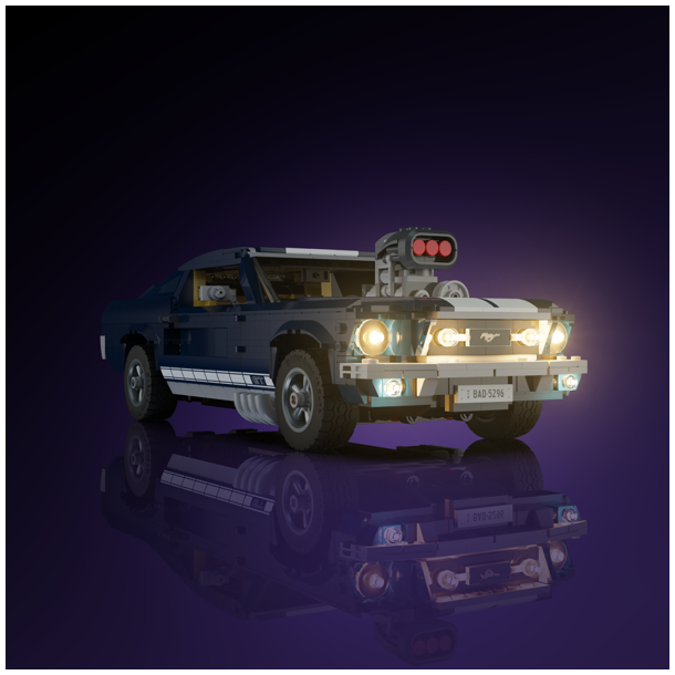 LMB 2.0 Light Kit for LEGO Ford Mustang #10265