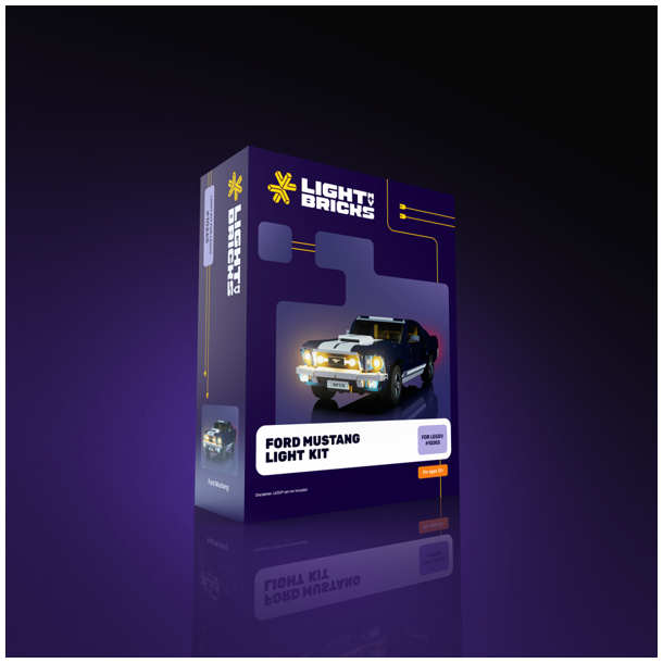 LMB 2.0 Light Kit for LEGO Ford Mustang #10265