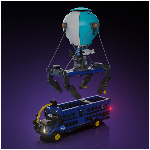 LMB 2.0 Light Kit for LEGO Fortnite Battle Bus #77073
