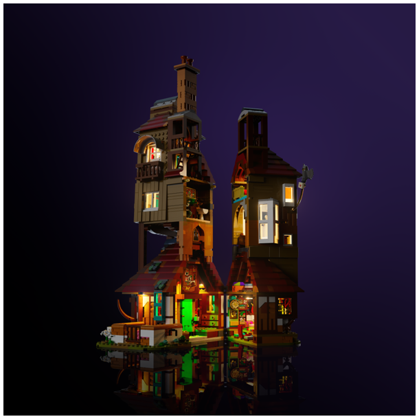 LMB 2.0 Light Kit for LEGO The Burrow - Collectors' Edition #76437