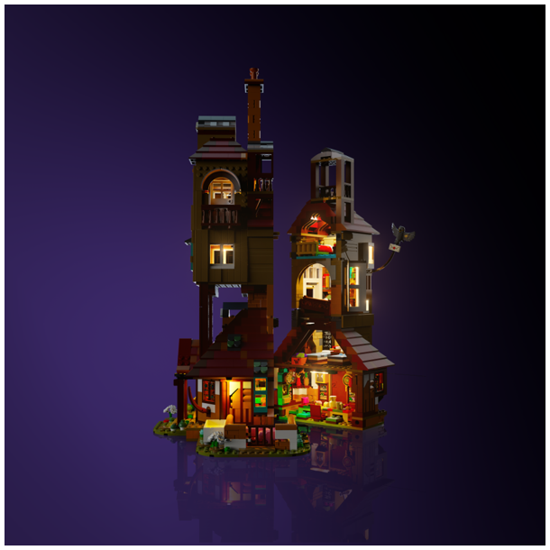 LMB 2.0 Light Kit for LEGO The Burrow - Collectors' Edition #76437