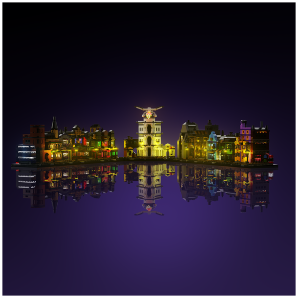 LMB 2.0 Light Kit for LEGO Diagon Alley Wizarding Shops #76444