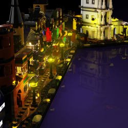 LMB 2.0 Light Kit for LEGO Diagon Alley Wizarding Shops #76444