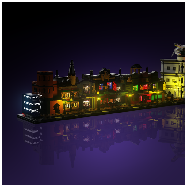 LMB 2.0 Light Kit for LEGO Diagon Alley Wizarding Shops #76444