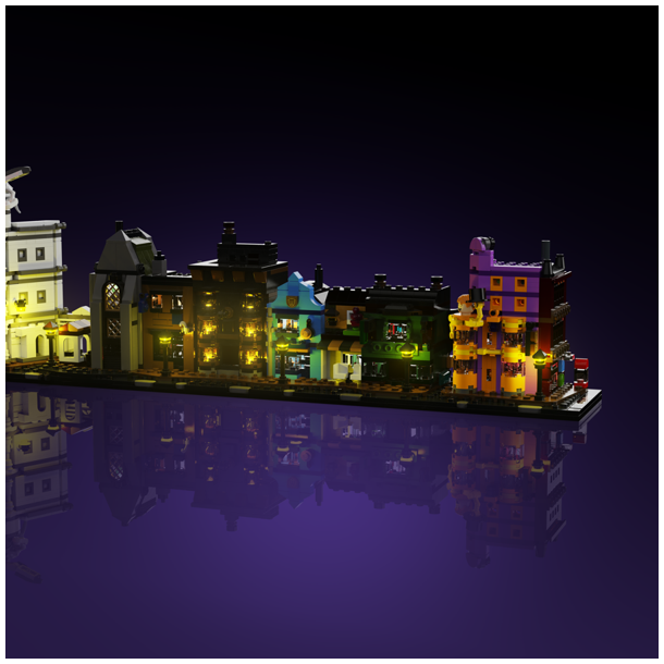 LMB 2.0 Light Kit for LEGO Diagon Alley Wizarding Shops #76444