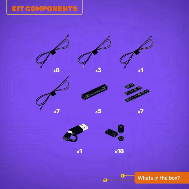 LMB 2.0 Light Kit for LEGO Holiday Express Train #10361