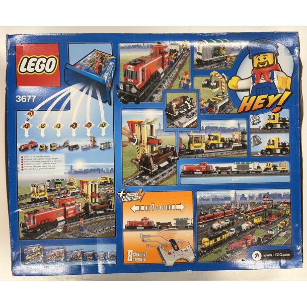 3677 - Red Cargo Train