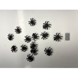 Spider with Elongated Abdomen - 50 stk! (29111)