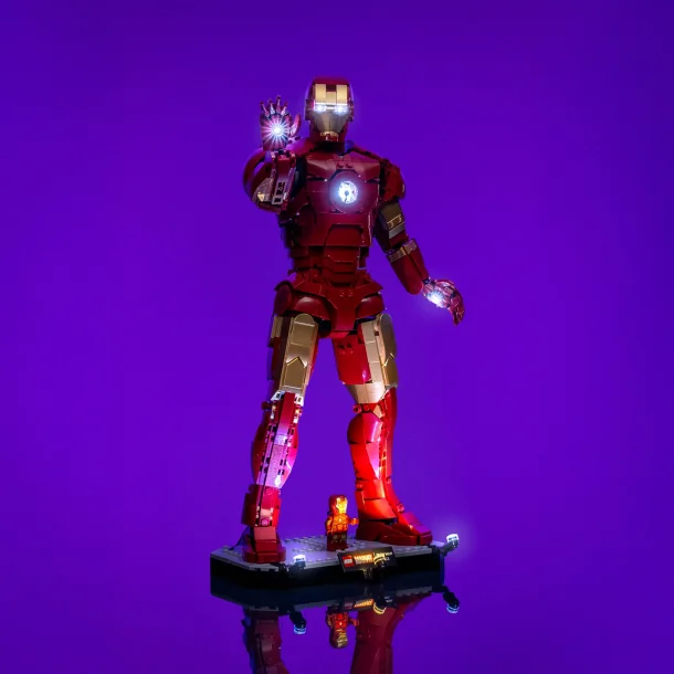 LMB 2.0 Light Kit for LEGO Iron Man Mark 3 Collectors Edition #76344