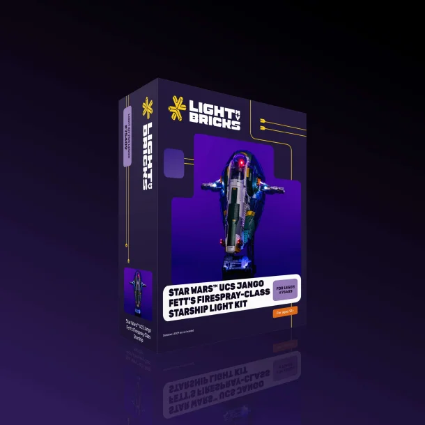 LMB 2.0 Light Kit for LEGO UCS Jango Fetts Firespray-Class Starship #75409