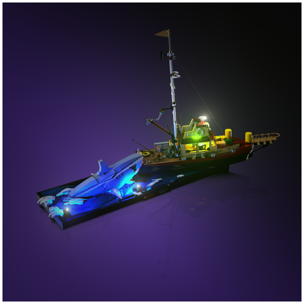 LMB 2.0 Light Kit for LEGO Jaws #21350