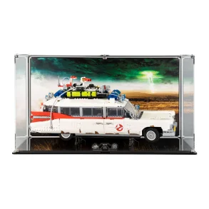 Display Case for Ghostbusters ECTO-1 (10274) - bespoke printed background