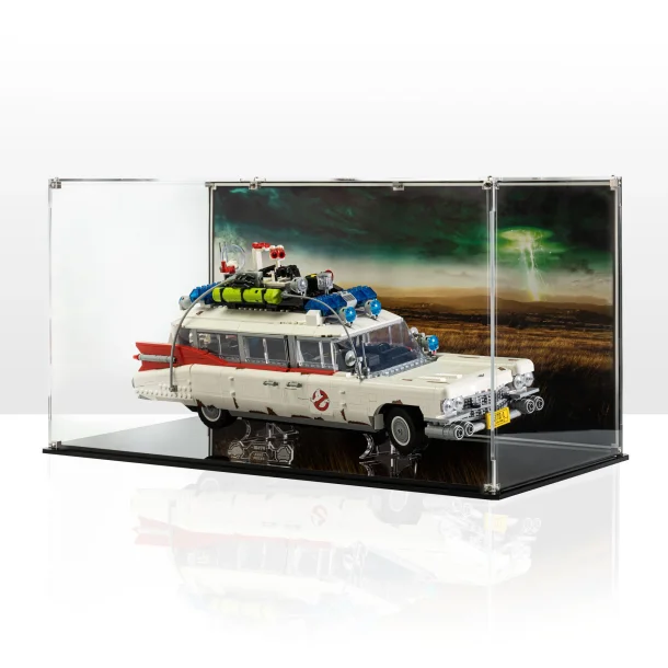 Display Case for Ghostbusters ECTO-1 (10274) - bespoke printed background