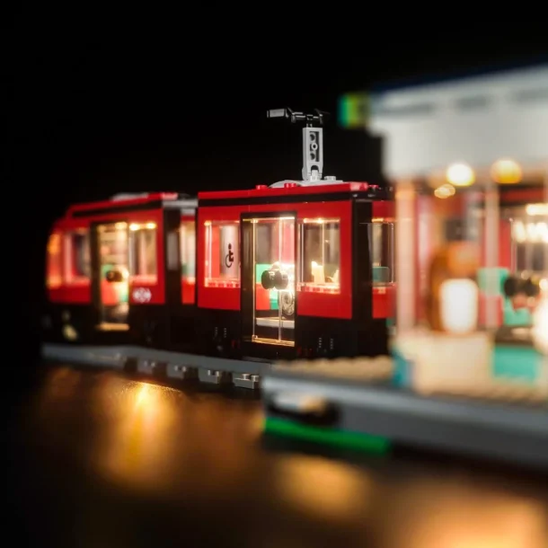 Lyskit til #60423 Downtown Streetcar and Station (P72601)