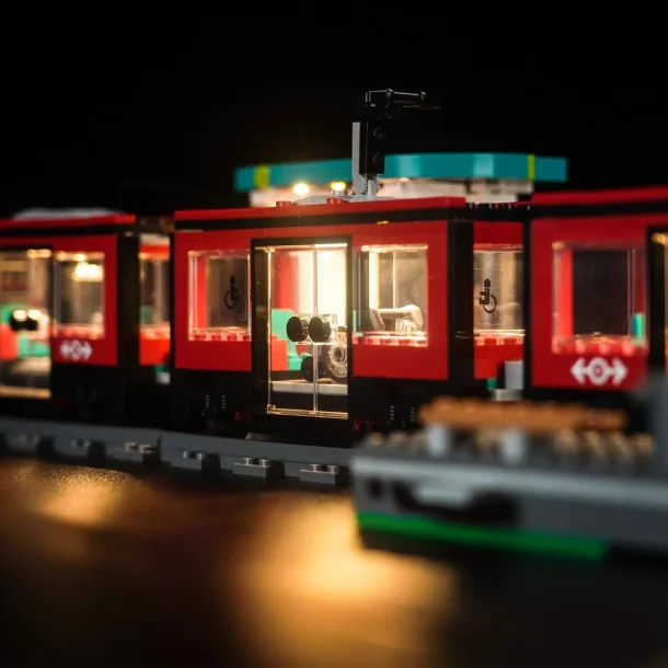 Lyskit til #60423 Downtown Streetcar and Station (P72601)