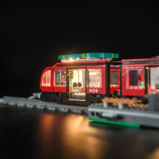 Lyskit til #60423 Downtown Streetcar and Station (P72601)