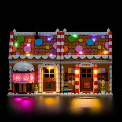 Lyskit til #40809 Festive Gingerbread House (GC1234)