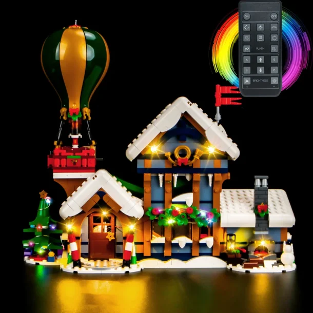 Lyskit til Santa's Post Office #10339 REMOTE CONTROL VERSION (GC877)