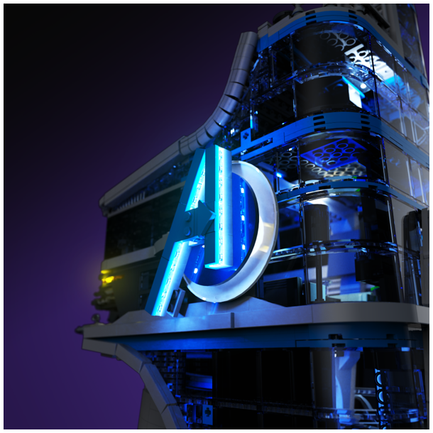 LMB 2.0 Light Kit for LEGO Marvel Avengers Tower #76269