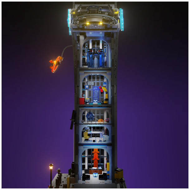 LMB 2.0 Light Kit for LEGO Marvel Avengers Tower #76269