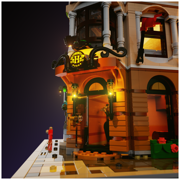 LMB 2.0 Light Kit for LEGO Boutique Hotel #10297