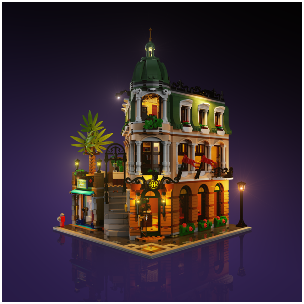 LMB 2.0 Light Kit for LEGO Boutique Hotel #10297