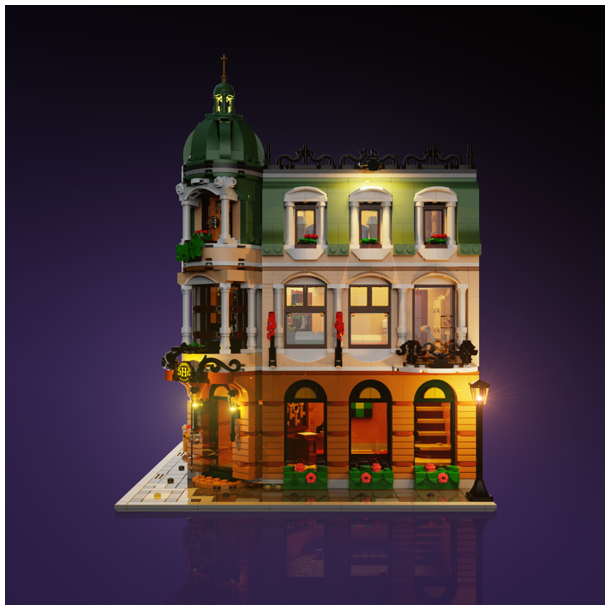 LMB 2.0 Light Kit for LEGO Boutique Hotel #10297