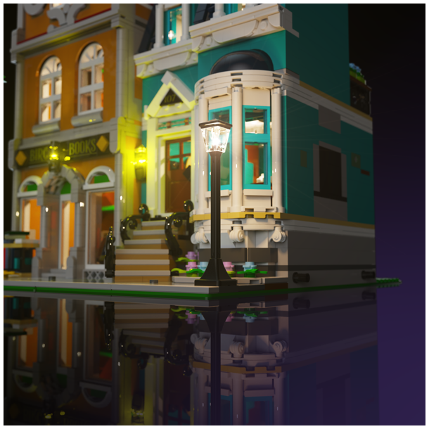 LMB 2.0 Light Kit for LEGO Bookshop #10270