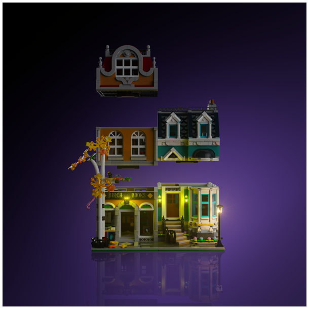 LMB 2.0 Light Kit for LEGO Bookshop #10270