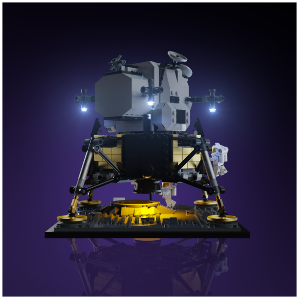 LMB 2.0 Light Kit for LEGO NASA Apollo 11 Lunar Lander #10266