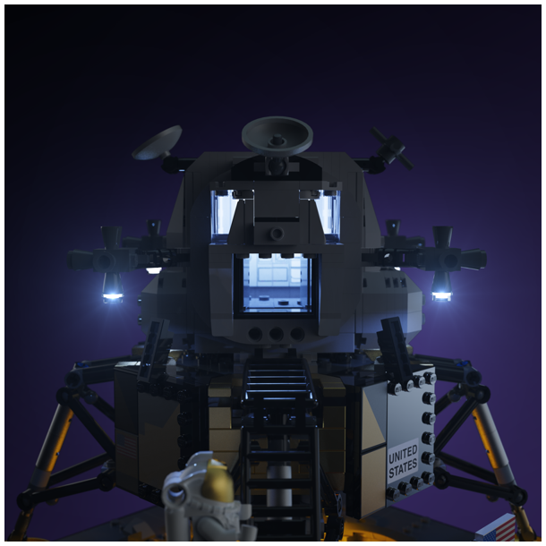 LMB 2.0 Light Kit for LEGO NASA Apollo 11 Lunar Lander #10266