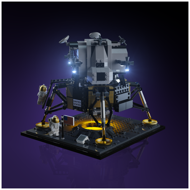 LMB 2.0 Light Kit for LEGO NASA Apollo 11 Lunar Lander #10266