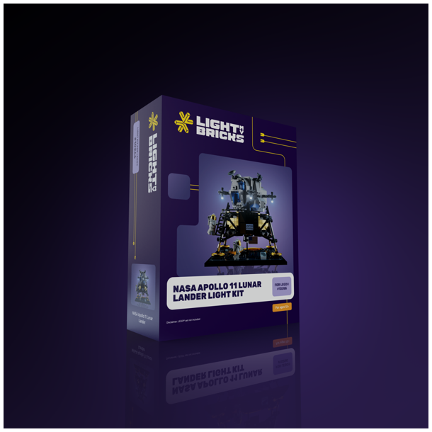 LMB 2.0 Light Kit for LEGO NASA Apollo 11 Lunar Lander #10266