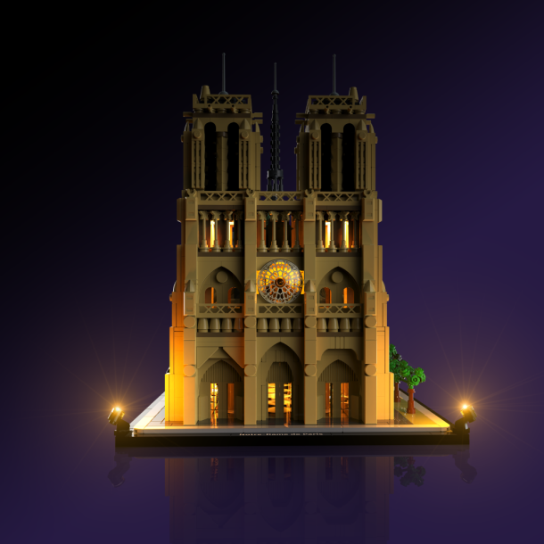 LMB 2.0 Light Kit for LEGO Notre-Dame de Paris #21061