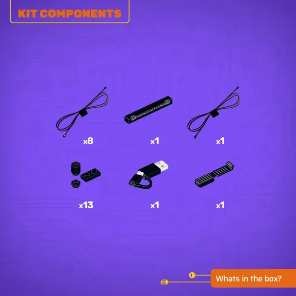 LMB 2.0 Light Kit for LEGO Kanto Region Badge Collection #40892