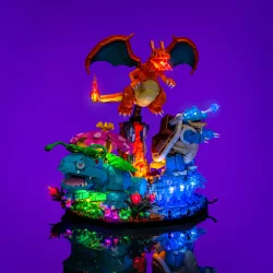 LMB 2.0 Light Kit for LEGO Venusaur, Charizard And Blastoise #72153