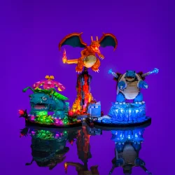 LMB 2.0 Light Kit for LEGO Venusaur, Charizard And Blastoise #72153
