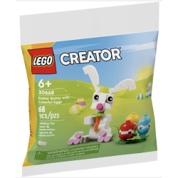 Pskehare med farverige g polybag (30668)