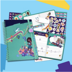 Notesbog med de nye Friends-venner