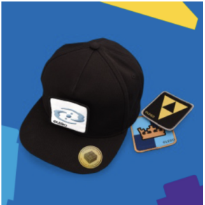 Kasket med udskifteligt logo