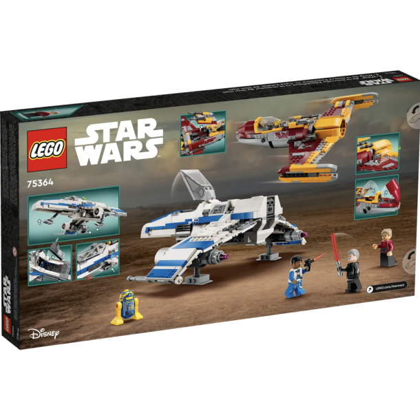75364 - Den Ny Republiks E-wing mod Shin Hatis stjernejager