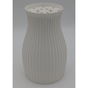 Blomstervase med indsats - H�j/Slank HVID (BV_002_H)