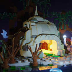 LMB 2.0 Light Kit for LEGO Dagobah Jedi Training Diorama #75330