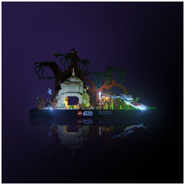 LMB 2.0 Light Kit for LEGO Dagobah Jedi Training Diorama #75330